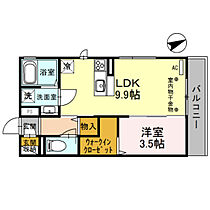 フィールド　ヴィレッジ 201 ｜ 富山県射水市戸破（賃貸アパート1LDK・2階・35.70㎡） その2