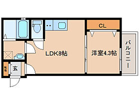 Speciale杉ヶ町 103 ｜ 奈良県奈良市杉ヶ町12-2（賃貸アパート1LDK・1階・30.27㎡） その2