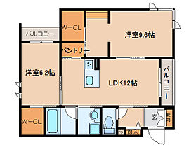 奈良県奈良市三条添川町（賃貸マンション2LDK・2階・65.80㎡） その2