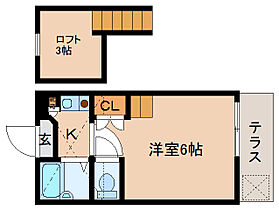 シティパレスJR奈良P-6 101 ｜ 奈良県奈良市奥子守町9-3（賃貸アパート1K・1階・16.12㎡） その2