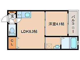 Speciale杉ヶ町 104 ｜ 奈良県奈良市杉ヶ町12-2（賃貸アパート1LDK・1階・30.01㎡） その2