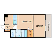 奈良県奈良市法華寺町（賃貸マンション1LDK・2階・38.85㎡） その2