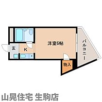 奈良県生駒市山崎新町（賃貸マンション1K・4階・16.00㎡） その2