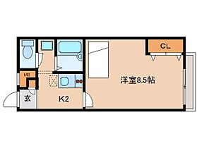 奈良県生駒市中菜畑2丁目（賃貸アパート1K・2階・23.18㎡） その2