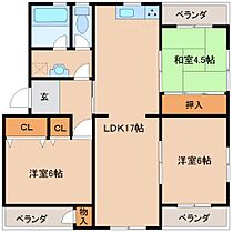 奈良県生駒市東生駒月見町（賃貸マンション3LDK・5階・81.09㎡） その2