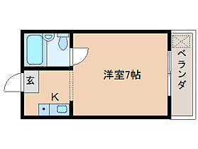 奈良県奈良市西大寺赤田町1丁目（賃貸マンション1K・2階・16.00㎡） その1
