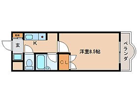 奈良県奈良市若葉台3丁目（賃貸マンション1K・2階・25.50㎡） その2