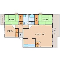 奈良県奈良市左京2丁目（賃貸マンション3LDK・4階・90.00㎡） その2