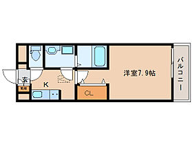 K-3四条大路  ｜ 奈良県奈良市四条大路1丁目（賃貸アパート1K・1階・26.72㎡） その2