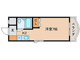 奈良県奈良市西大寺芝町1丁目（賃貸マンション1K・2階・18.00㎡） その2