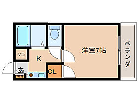 奈良県奈良市押熊町（賃貸マンション1K・2階・20.00㎡） その2