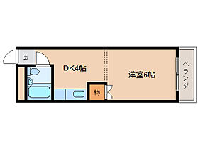 奈良県奈良市西大寺新町1丁目（賃貸マンション1DK・3階・22.30㎡） その2