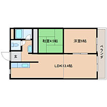 大和ビルマンションB  ｜ 奈良県奈良市富雄元町1丁目（賃貸マンション2LDK・3階・54.00㎡） その2