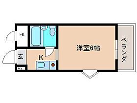 奈良県奈良市あやめ池南3丁目（賃貸マンション1K・3階・14.85㎡） その2