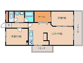 奈良県奈良市富雄元町3丁目（賃貸マンション2LDK・6階・57.00㎡） その2