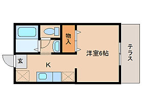 リバーハウス 102 ｜ 奈良県橿原市新口町240（賃貸アパート1R・1階・23.77㎡） その2