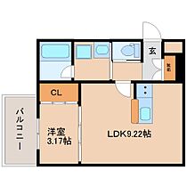 ALLMERU　VILLA 101 ｜ 奈良県橿原市四条町923（賃貸アパート1LDK・1階・32.10㎡） その2