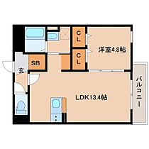 ARCENCIELCOURT橿原神宮前 201 ｜ 奈良県橿原市見瀬町26-1（賃貸マンション1LDK・2階・44.39㎡） その2