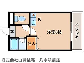 奈良県橿原市四条町591-1（賃貸マンション1R・2階・21.00㎡） その2