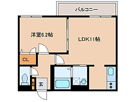 奈良県橿原市見瀬町160（賃貸アパート1LDK・1階・40.32㎡） その2