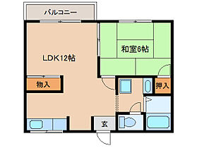 奈良県橿原市石川町289-1（賃貸アパート1LDK・2階・36.00㎡） その2