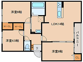 奈良県磯城郡田原本町大字藥王寺56-1（賃貸アパート3LDK・2階・66.04㎡） その2