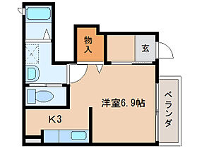 奈良県橿原市新賀町83-1（賃貸アパート1R・1階・27.92㎡） その2