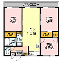 レックハウス　ライラック 205 ｜ 鳥取県米子市皆生新田2丁目（賃貸アパート3LDK・2階・59.62㎡） その2