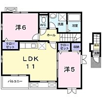 アドヴァンス・コートＡ 201 ｜ 鳥取県米子市旗ヶ崎3丁目（賃貸アパート2LDK・2階・54.46㎡） その2