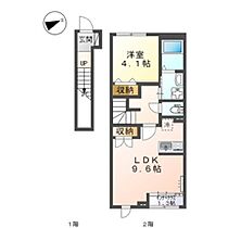 (仮)スターテラスII東福原 203 ｜ 鳥取県米子市東福原8丁目（賃貸アパート1LDK・2階・42.82㎡） その2