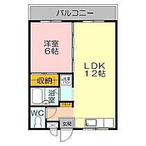 レックハウス　シュガー　Ａ棟 205 ｜ 鳥取県米子市米原8丁目（賃貸アパート1LDK・2階・39.74㎡） その2