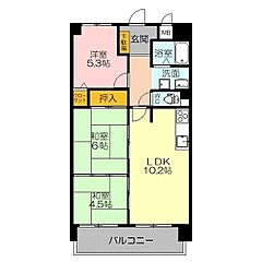 物件の間取り