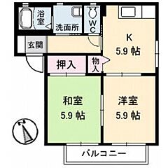 物件の間取り