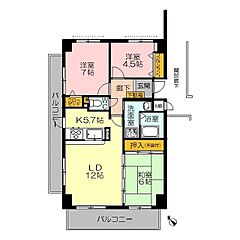 物件の間取り