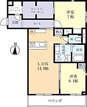 グレイス・フォート 0205 ｜ 茨城県守谷市本町（賃貸マンション2LDK・2階・73.94㎡） その2