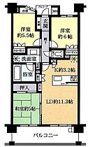 レクセルプラザ守谷1102号室 1102 ｜ 茨城県守谷市中央2丁目（賃貸マンション3LDK・11階・66.66㎡） その2