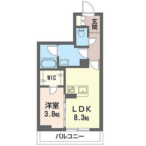 パークビューグランデュオ 202｜群馬県高崎市下之城町(賃貸マンション1LDK・2階・35.37㎡)の写真 その2