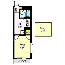 シティーパレスカメリア　I 207 ｜ 群馬県高崎市上中居町（賃貸アパート1K・2階・20.00㎡） その2