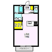 コモンマロウ上中居　Ｆ棟 102 ｜ 群馬県高崎市上中居町（賃貸アパート1R・1階・33.75㎡） その2