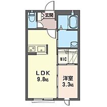 シャコンヌ A202 ｜ 群馬県高崎市上大類町（賃貸アパート1LDK・2階・34.02㎡） その2