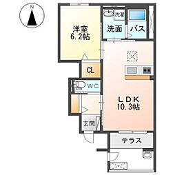 ユニヴァリィ　アキ 1階