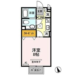 ナカイパレス A 1階/103