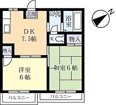 ハイムメルクール 0201 ｜ 茨城県つくばみらい市絹の台5丁目（賃貸アパート2DK・2階・37.26㎡） その2