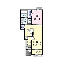 マニフィークI  ｜ 茨城県つくば市高野台2丁目（賃貸アパート1LDK・1階・50.05㎡） その2