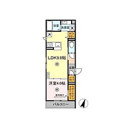 間取図画像 1LDK