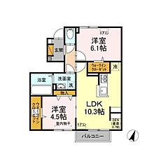 物件の間取り