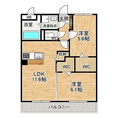 物件の間取り