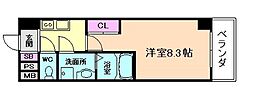 ウェルフォート十三本町 1Kの間取図画像