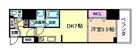 エスリードレジデンス大阪福島サウスフラッツ  ｜ 大阪府大阪市福島区玉川2丁目（賃貸マンション1DK・2階・30.31㎡） その2