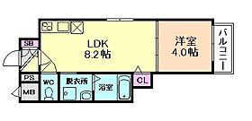 兵庫県尼崎市立花町4丁目（賃貸アパート1LDK・1階・27.79㎡） その2